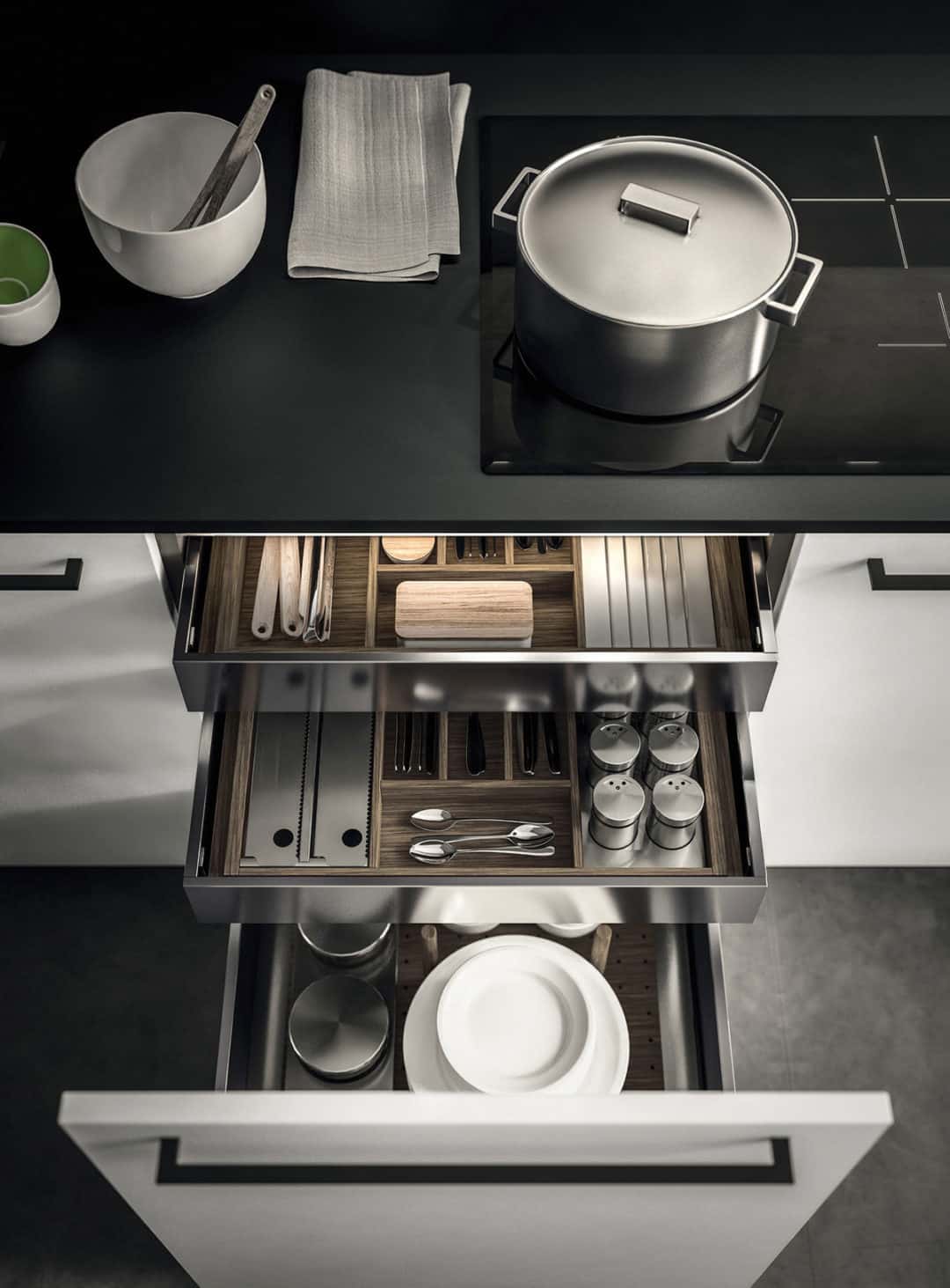 Accessori per cassetti  Armony Cucine - Made in Italy